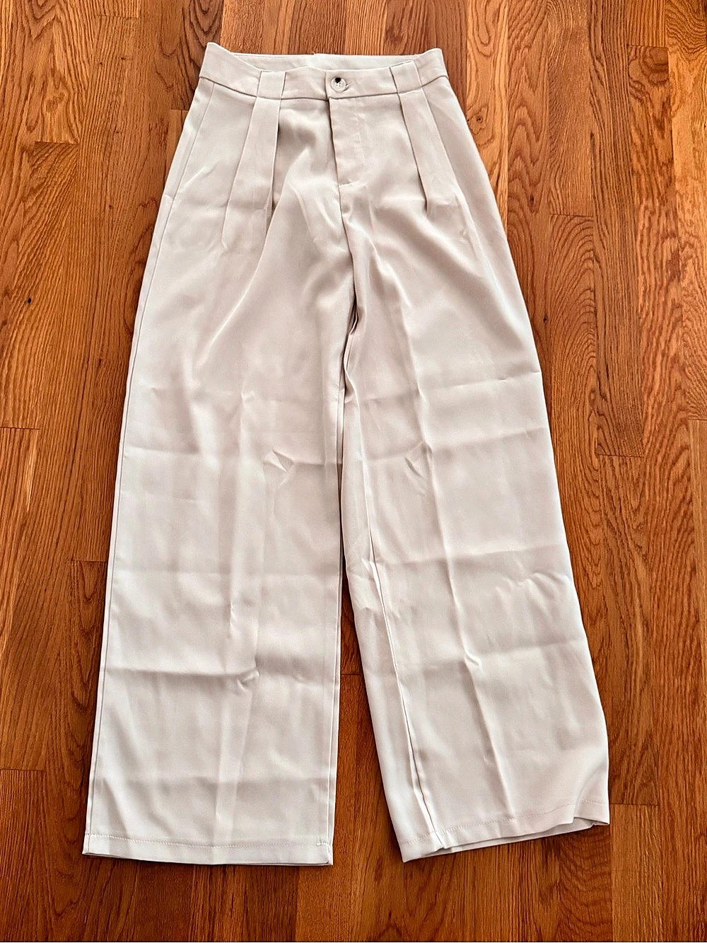Wide Leg Pants in ecru Size Small